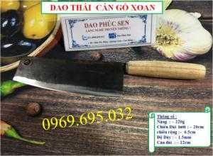 Dao phúc sen - Dao thái cán gỗ xoan
