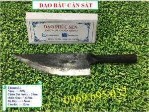 Dao phúc sen - Dao bầu nhọn cán sắt