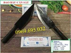 Dao phúc sen - Dao bầu nhọn cán sắt