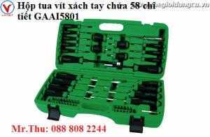 Hộp tua vít xách tay chứa 58 chi tiết GAAI5801