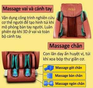 Ghế mát xa đấm bóp cho người già