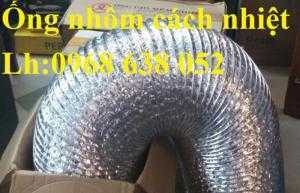 Ống gió nhôm cách nhiệt D100, D125, D150, D175, D200, D250, D300, D350, D400, D450, D500