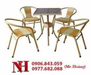 Thanh lý nhiều bộ bàn ghế nhựa giả mây