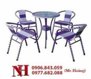 Thanh lý nhiều bộ bàn ghế nhựa giả mây