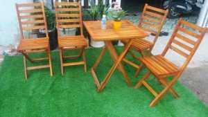 Bộ bàn ghế xếp gỗ cao cấp, chất lượng, giá rẻ. Liên hệ: 0906843059 Lê Hoàng (24/24)