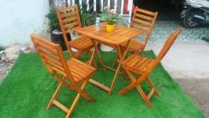 Bộ bàn ghế xếp gỗ cao cấp, chất lượng, giá rẻ