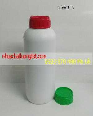 Chai lọ nhựa đựng hóa chất 1000 ml, bình đựng hóa chất 500 ml, chai nhựa HDPE 250 ml