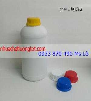 Chai lọ nhựa đựng hóa chất 1000 ml, bình đựng hóa chất 500 ml, chai nhựa HDPE 250 ml