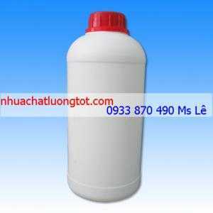 Vỏ chai nhựa hdpe 1 lít, vỏ chai nhựa đựng thuốc sâu 500 ml, chai nhựa đựng thuốc tẩy 250 ml tphcm