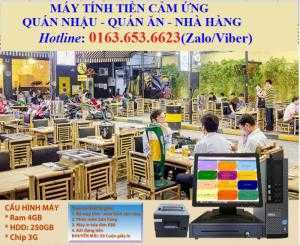 Máy tính tiền trọn bộ giá rẻ cho mô hình quán nhậu tại Tiền Giang