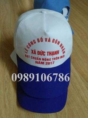 Mũ lưỡi trai giá rẻ, bán buôn các mầu, may mũ du lịch in thêu