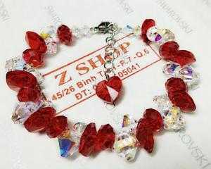 Lắc tay handmade pha lê cao cấp Swarovski LT139
