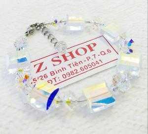 Lắc tay handmade pha lê cao cấp LT258