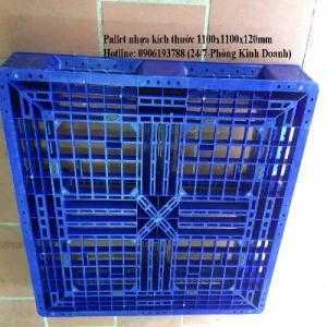 Pallet nhựa cũ 1100x1100x120mm - Giao hàng toàn quốc Liên hệ 0906193788 (24/24 - Phòng Kinh Doanh)