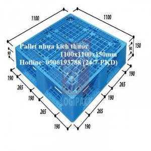 Pallet nhựa cũ 1100x1100x150mm Miễn phí vận chuyển số lượng lớn Liên hệ 0906193788 (24/24 - Phòng Kinh Doanh)