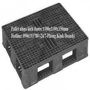 Pallet nhựa cũ 1100x1100x150mm Liên hệ 0906193788 (24/24 - Phòng Kinh Doanh)