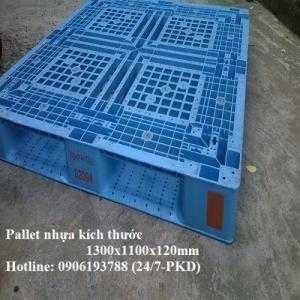 Pallet nhựa cũ 1300x1100x120mm Miễn phí vận chuyển số lượng lớn Liên hệ 0906193788 (24/24)