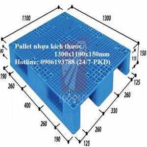 Pallet nhựa cũ 1300x1100x150mm Miễn phí vận chuyển số lượng lớn Liên hệ: 0906193788 (24/24)