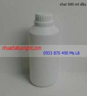 Vỏ chai nhựa tròn 100 ml đựng hóa chất, chai nhựa 250 ml đựng thuốc sâu, lọ nhựa 500 ml đựng nông dược