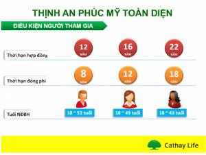 Bảo hiểm Phụ nữ Thịnh An Phúc Mỹ Toàn Diện C19, bảo hiểm Cathay Life Việt Nam