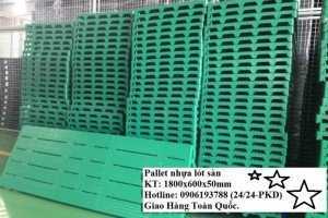 Công ty bán tấm nhựa lót sàn, pallet nhựa lót sàn 1800x600x50mm