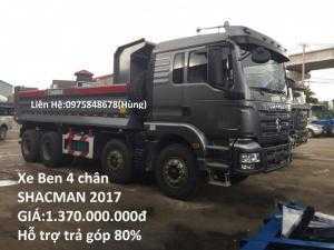 Xe ben 4 chân Shacman 2017 giảm giá