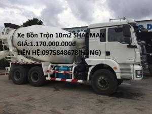 Xe bồn trộn Shacman 10m3