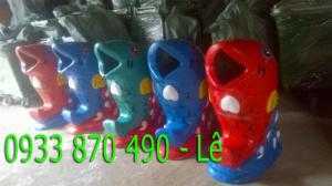 Thùng rác chuột túi,thùng rác chim cánh cụt,thùng rác cá chép, thùng rác chuột mickey...
