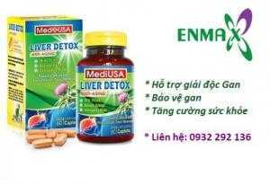 Liver Detox Tăng cường chức năng gan, tái tạo và bảo vệ tế bào gan từ Mỹ