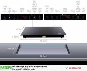 Bếp từ đôi SS-03 nhập khẩu