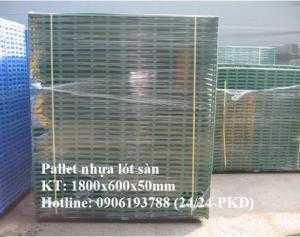 Công ty bán pallet nhựa lót sàn 1800x600x50 mm