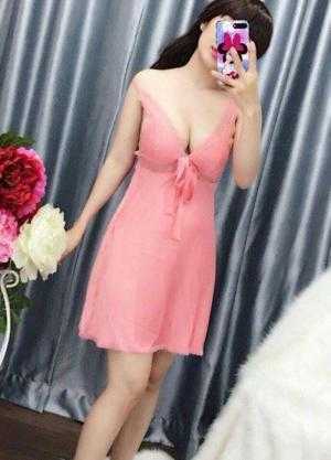 Váy ngủ phi lụa cột nơ xinh Z96