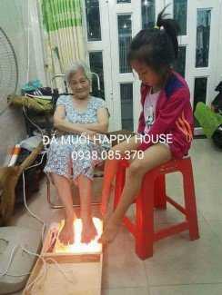 Đèn massage chân đá muối Himalaya