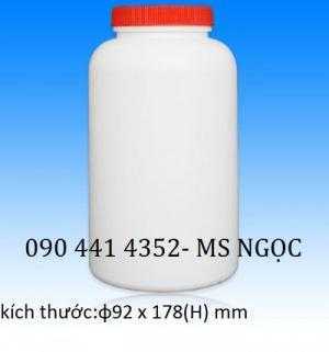 Hủ nhựa đựng hóa chất giá rẻ, hủ nhựa 100ml , hủ 250 ml đựng thuốc sâu, hủ 500 ml đựng thuốc hóa học