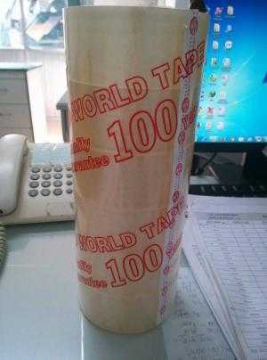 Băng keo trong dán thùng World Tape