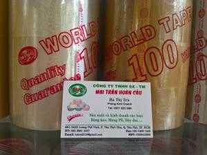 Băng keo trong dán thùng World Tape