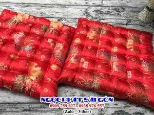 Nệm ngồi kiểu Nhật, Vải Gấm chất lượng