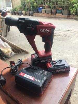 Khoan bê tông sử dụng pin ozito Xpower