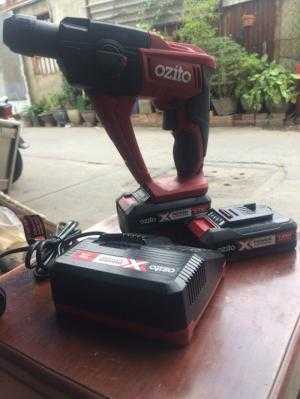 Khoan bê tông sử dụng pin ozito Xpower