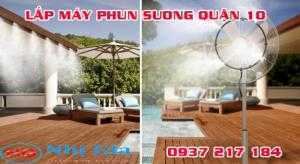 Lắp máy phun sương quận 10- ĐCNG -TPHCM