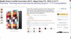 Bao da Kindle Oasis Case 2017