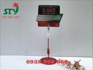 wobbler để bàn đế mica, đế mica quảng cáo, chân mica quảng cáo