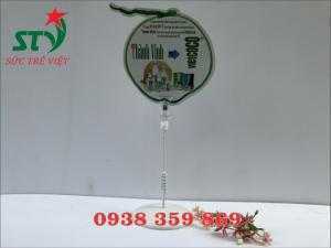wobbler để bàn đế mica, đế mica quảng cáo, chân mica quảng cáo