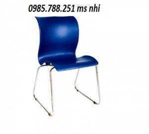 Ghế nhựa đúc chân inox giá rẻ