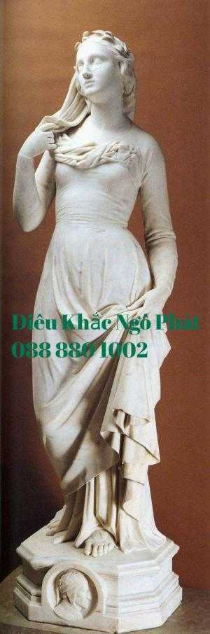 Phù điêu đẹp, tranh đắp nổi, phù điêu giá rẻ, tượng cô gái