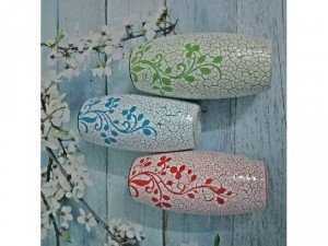 Bình hoa hoa tiết nổi vân