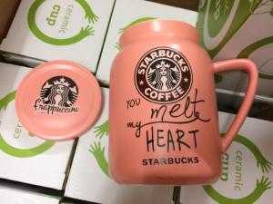 Ly sứ có nắp Starbuck