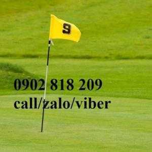 Lá cờ golf vải có cán nhựa