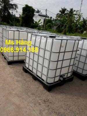 Bồn nhựa 1000 lít,tank nhựa đựng hóa chất,bồn ibc 1000 lít