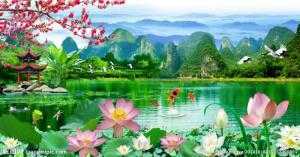 Tranh gạch thảm 3D